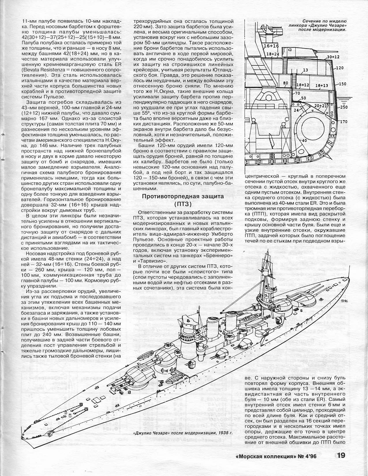 Линкор «Джулио Чезаре» («Новороссийск»)линкор новороссийск рисунок