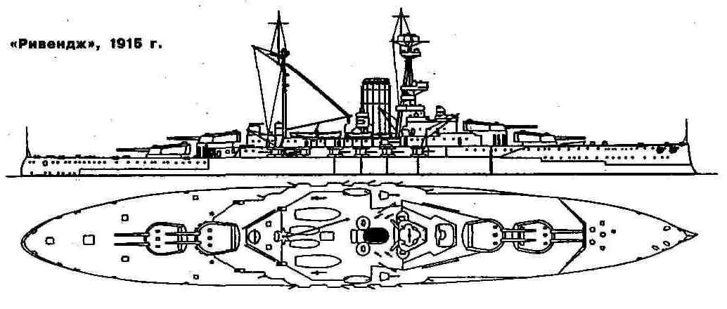 Крейсер и линкор 4700 600 2500. Линкор Ривендж. Линкор Ривендж чертежи. Линкор Резолюшн британский. Линкор Ройал Соверен.